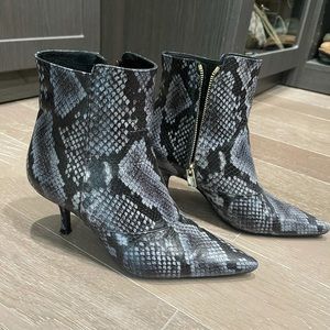 Anine Bing snake leather bootie